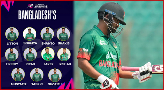 বড় চমক নিয়ে টি-টোয়েন্টি বিশ্বকাপের জন্য নতুন করে বাংলাদেশের ১৫ সদস্যের স্কোয়াড ঘোষণা