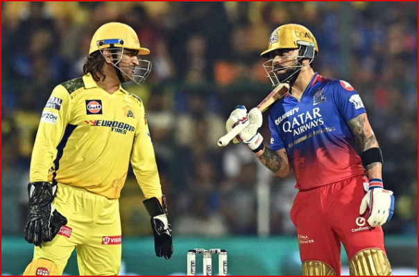 হাইভোল্টেজ ম্যাচে চেন্নাইকে কঠিন চ্যালেঞ্জিং টার্গেট দিলো ব্যাঙ্গালোর