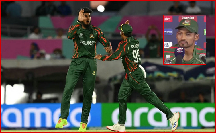 ম্যাচসেরা রিশাদকে অবিশ্বাস্য মন্তব্য করলেন অধিনায়ক শান্ত