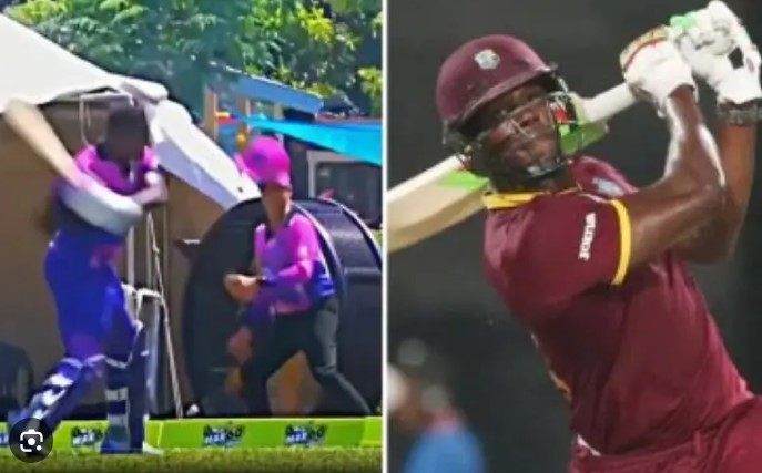তাজা খবরঃ বল নয়, এবার হেলমেট দিয়ে ছক্কা হাঁকান কার্লোস ব্র্যাথওয়েট
