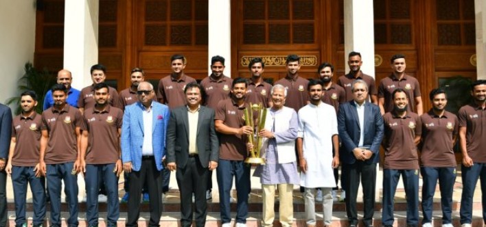 ঐতিহাসিক টেস্ট জয়ের জন্য শান্তদের যে সংবর্ধনা দিলেন প্রধান উপদেষ্টা
