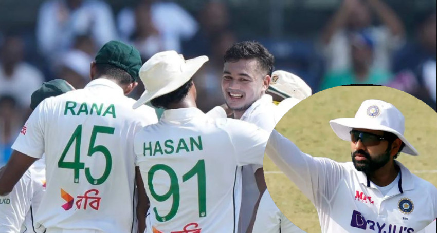 দুই দিনে বাংলাদেশকে হারানোর পর টাইগারদের নিয়ে যা বললেন রোহিত শর্মা