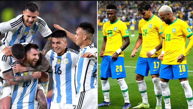 পাল্লাপাল্লি করে গোল : ব্রাজিল ও আর্জেন্টিনা ম্যাচে ১০ গোল হলো আজ
