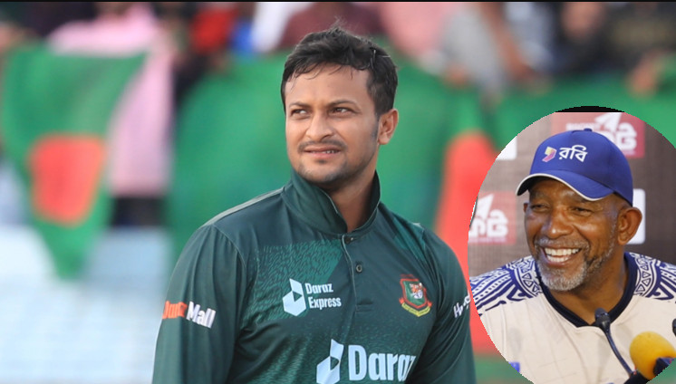 সাকিব খেলতে পারবে কিনা, প্রশ্নের ইপযুক্ত জবাব দিলেন নতুন কোচ