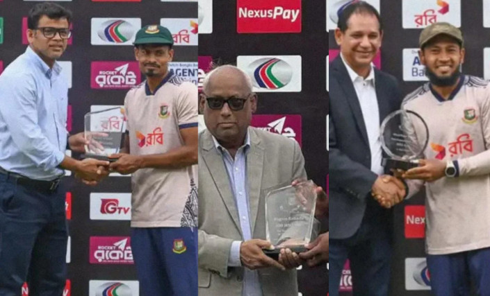 তামিম,শান্ত বা লিটন নয় যে তিন ক্রিকেটারকে বিশেষ সম্মাননা দিল বিসিবি