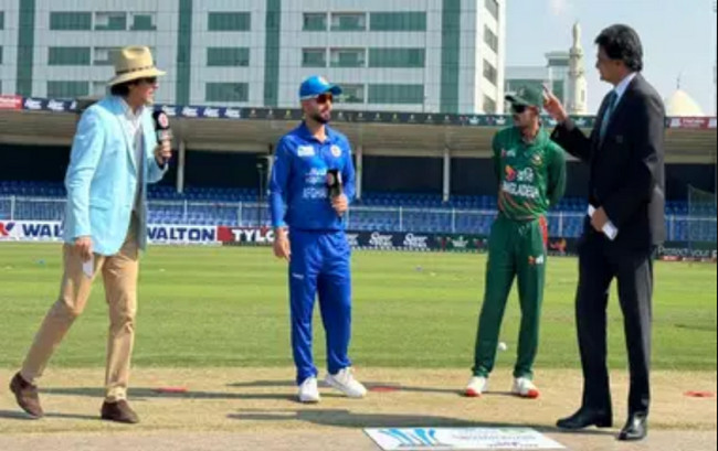 শেষ হলো বাংলাদেশ আফগানিস্তানের প্রথম ওয়ানডে ম্যাচের টস, দেখেনিন ফলাফল