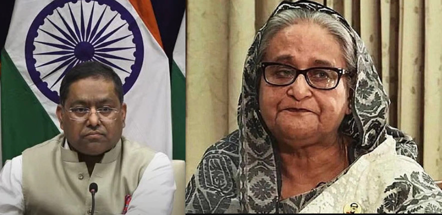 হঠাৎ শেখ হাসিনাকে নিয়ে যে মন্তব্য করলেন ভারতের ররাষ্ট্র মন্ত্রণালয়ের মুখপাত্র