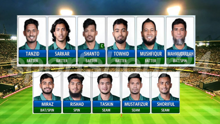 বাদ পড়লো এক টাইগার দ্বিতীয় ওয়ানডে ম্যাচের জন্য শক্তিশালী একাদশ ঘোষণা করলো বাংলাদেশ