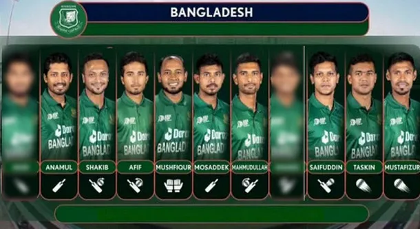 একটু পরেই ম্যাচ দ্বিতীয় ওয়ানডের জন্য শক্তিশালী একাদশ ঘোষণা করলো বাংলাদেশ
