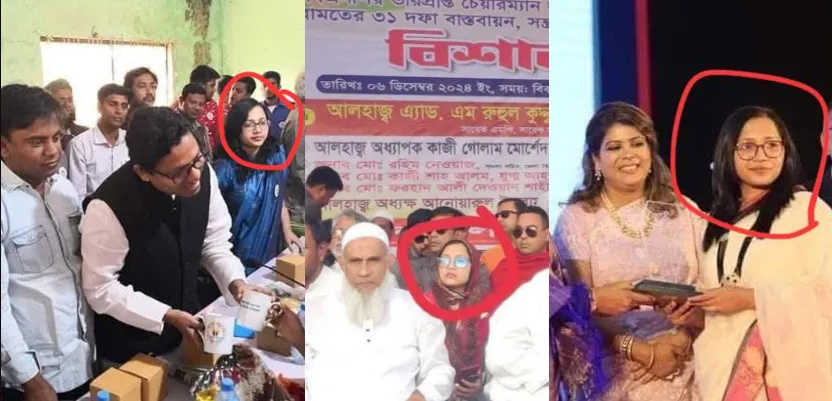 পলকের সঙ্গেও ছিলেন, এখন বিএনপির সমাবেশেও আছেন,কে এই নারী,তোলপাড় সিংড়ায়
