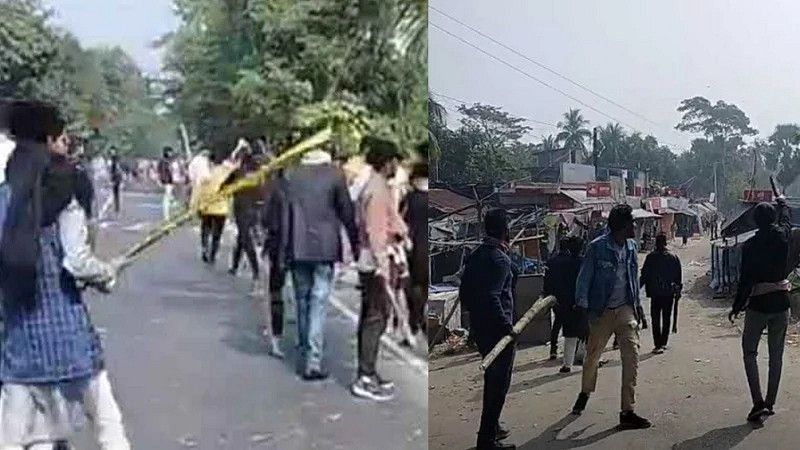 ব্রেকিং নিউজ: ব্যাপক সং ঘ র্ষ, র ণ ক্ষে ত্রে পরিণত, ‘মার্চ ফর ইউনিটি’ গাড়িবহরে হামলা, ২০ জন আহত
