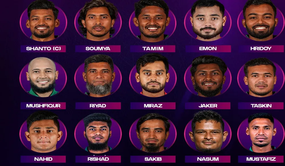 চ্যাম্পিয়ন্স ট্রফি শুরুর আগেই বাংলাদেশের স্কোয়াডে বড় পরিবর্তন