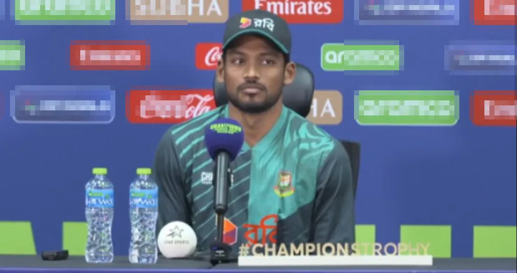 ভারতের বিপক্ষে মাঠে নামার আগে যা বললেন শান্ত