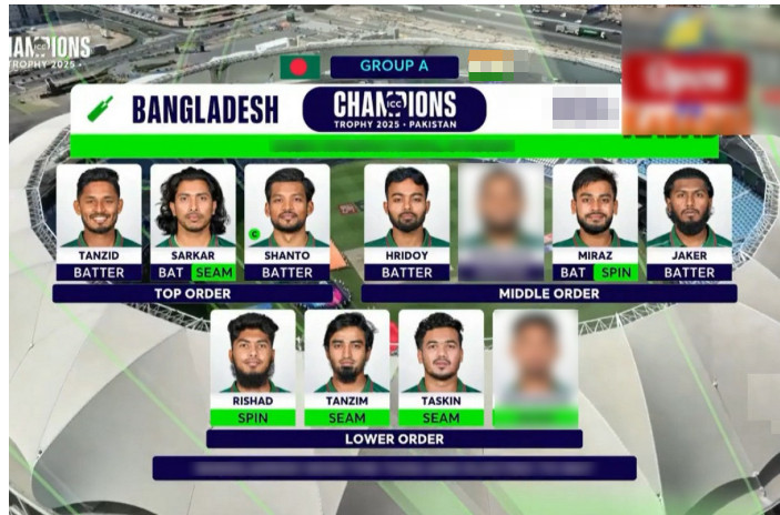 দুই পরিবর্তন নিয়ে নিউজিল্যান্ডের বিপক্ষে বাংলাদেশের সেরা একাদশ ঘোষণা