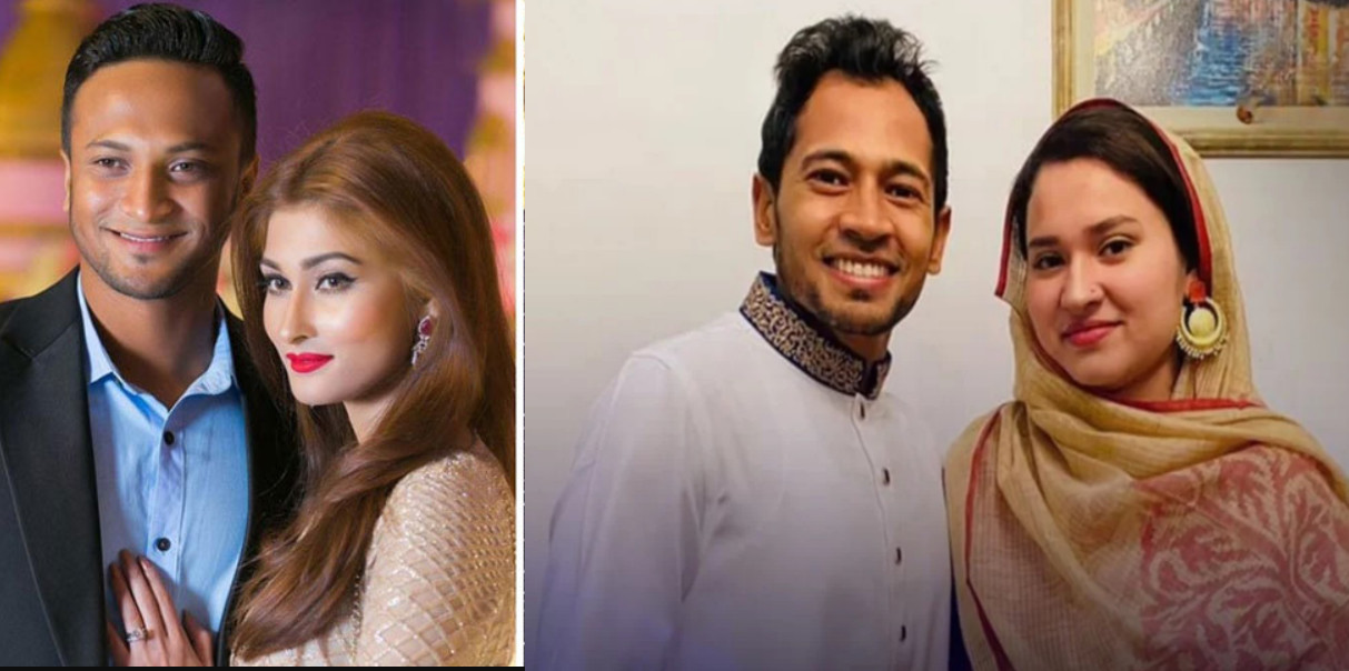 স্ত্রীদের কারণে তোপের মুখে সাকিব মুশফিক