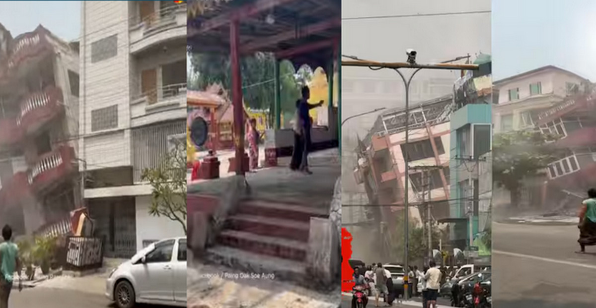মায়ানমারে ভয়াবহ ভূমিকম্প: মৃত্যুমিছিল, বহুতল ধসে বিপর্যয়