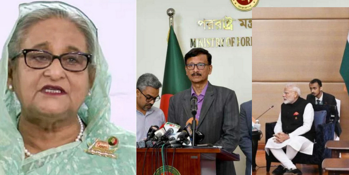 শেখ হাসিনাকে নিয়ে মোদির সঙ্গে বৈঠক শেষে যা বললেন পররাষ্ট্র উপদেষ্টা