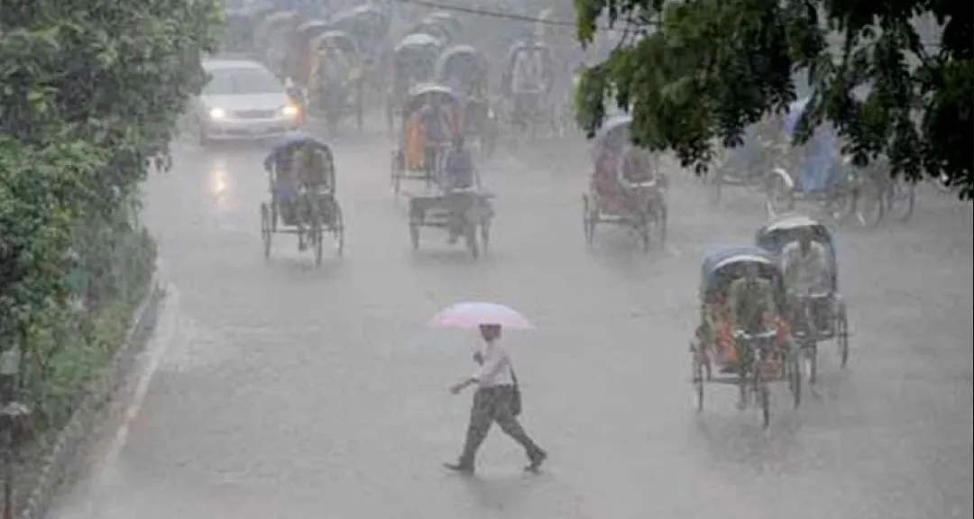 আজ থেকে কিছু কিছু জায়গায় বৃষ্টি হওয়ার পূর্বাভাস