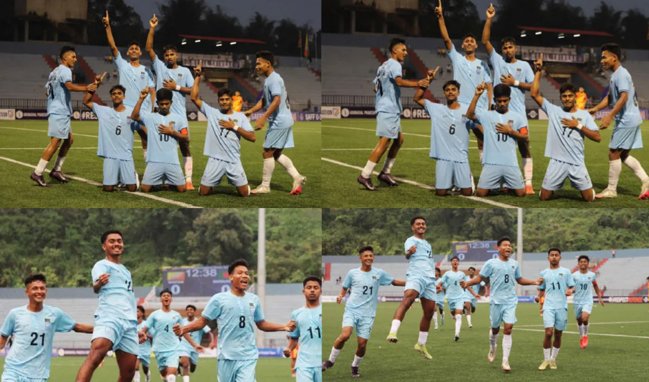 হাড্ডাহাড্ডি লড়াইয়ে শেষ হলো বাংলাদেশ ও ভুটানের সেমিফাইনাল নিশ্চিতের ম্যাচ