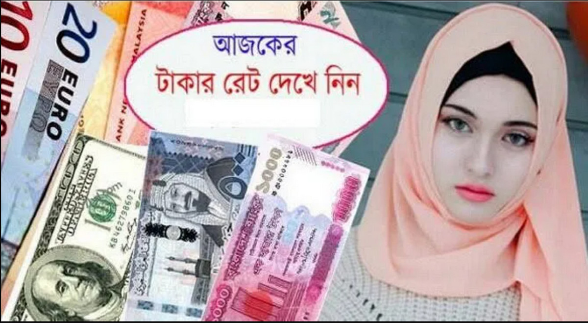 আজকের সকল দেশের টাকার রেট (১৩ মে ২০২৫)