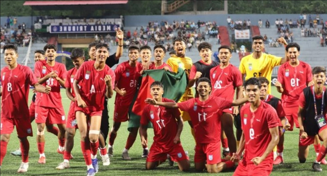 ২-১ গোলে জিতে ফাইনালে বাংলাদেশ