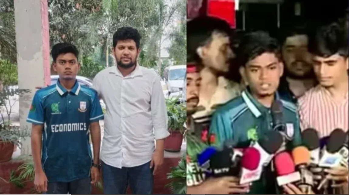 ছাড়া পেয়ে মুখ খুললেন উপদেষ্টার মাথায় বোতল ছোড়া সেই ছাত্র