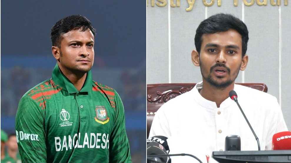সাকিবের মাঠে ফেরা প্রসঙ্গে যা বললেন ক্রীড়া উপদেষ্টা