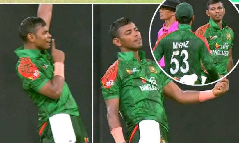 ক্রিকেট ইতিহাসে বিশ্বরেকর্ড গড়লেন বাংলাদেশের তানভীর ইসলাম