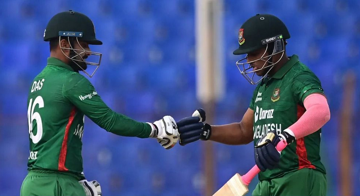 লিটনের আগুনে ব্যাটিংয়ে লড়াকু সংগ্রহ বাংলাদেশের