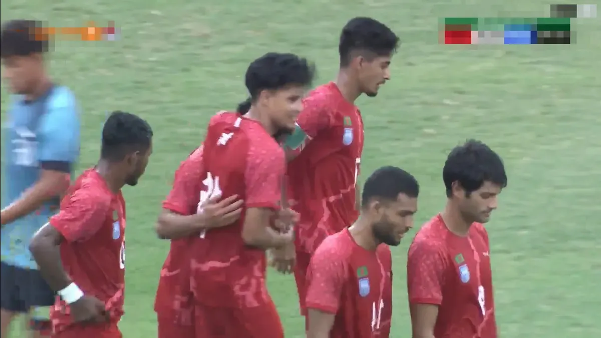 গোল,গোল, গোল বাংলাদেশ বনাম সিঙ্গাপুর ম্যাচে ৫ গোল