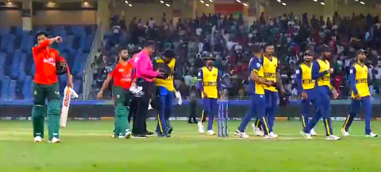 শেষ ওভারের নাটকীয়তায় শেষ হলো শ্রীলঙ্কা বনাম বাংলাদেশের ম্যাচ