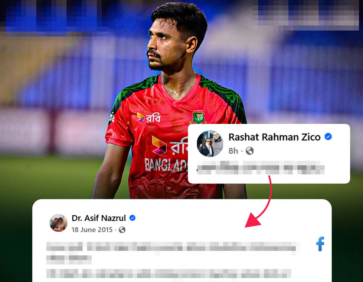 মুস্তাফিজকে নিয়ে আসিফ নজরুলের পুরনো পোস্ট ভাইরাল