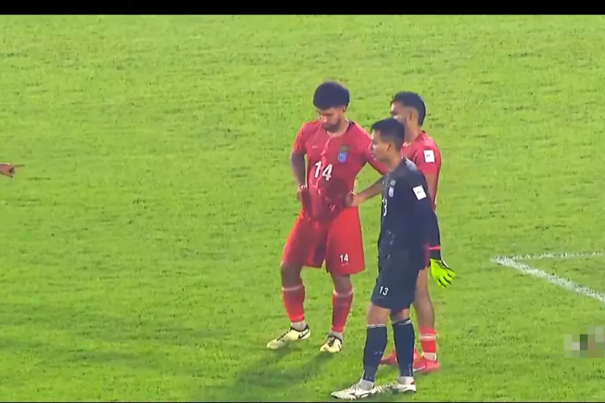 শেষ মুহূর্তের বাংলাদেশের গোল, চরম উত্তেজনায় শেষ হলো বাংলাদেশ হংকং ম্যাচ