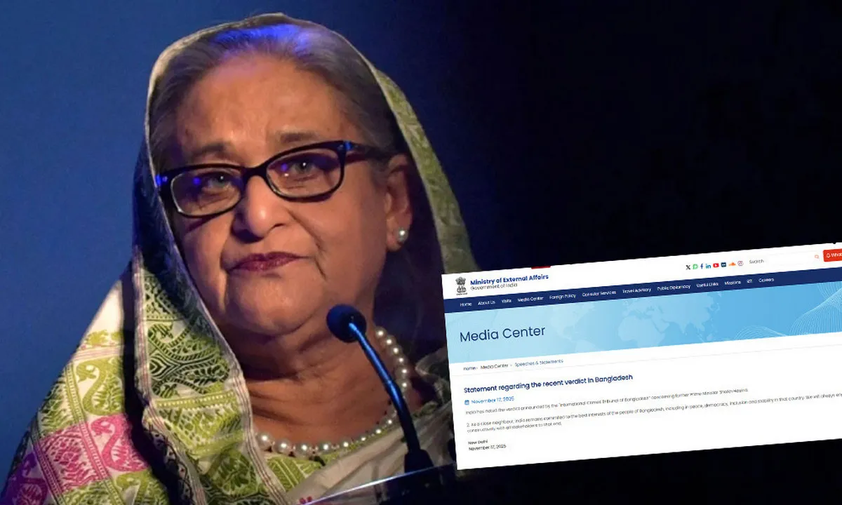শেখ হাসিনার রায় নিয়ে যা বলছে ভারত