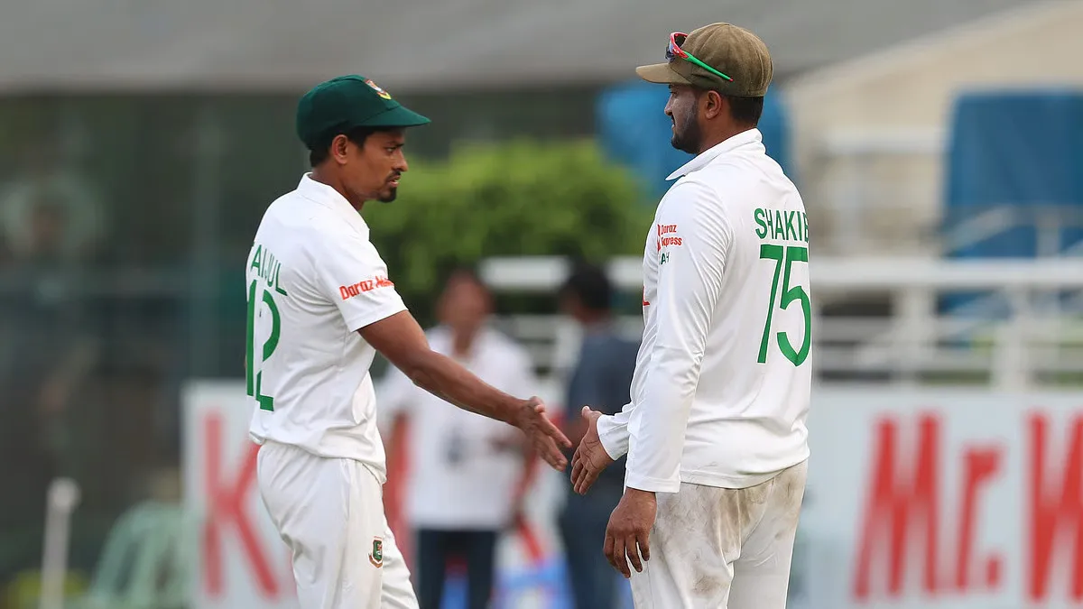 নিজের রেকর্ড ভাঙার পর তাইজুলকে নিয়ে যা বললেন সাকিব