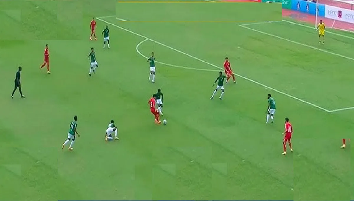 ৮-০ গোলে শেষ হলো বাংলাদেশের ফুটবল ম্যাচ