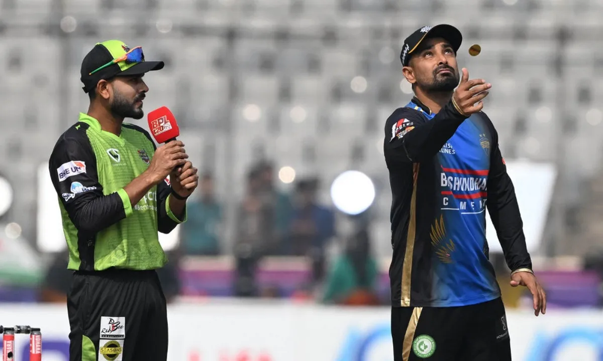 এলিমিনেটর ম্যাচে শেষ হলো রংপুর ও সিলেট ম্যাচের টস