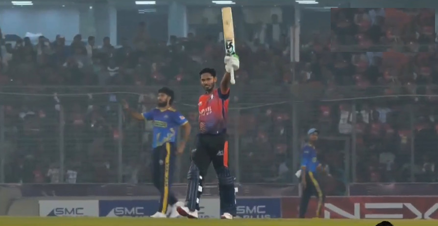 তানজিদের সেঞ্চুরিতে ফাইনালে রাজশাহীর দাপট, চট্টগ্রামের সামনে বিশাল রানের টার্গেট