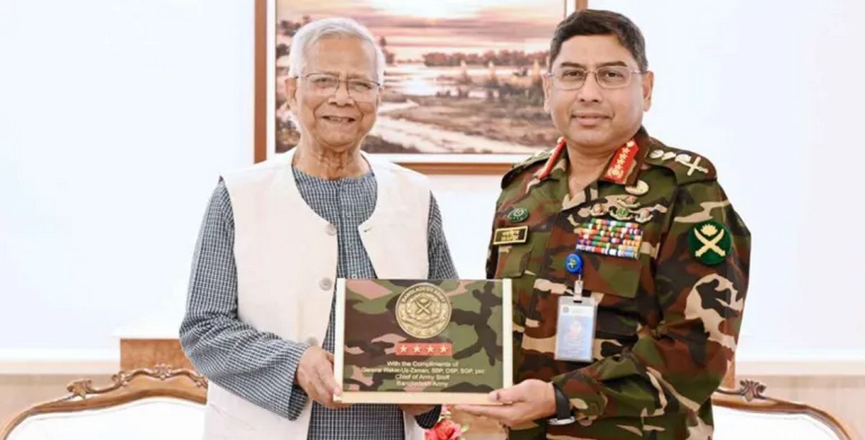 প্রধান উপদেষ্টার সঙ্গে সেনাপ্রধানের সাক্ষাৎ