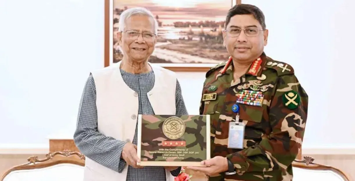 প্রধান উপদেষ্টার সঙ্গে সেনাপ্রধানের সাক্ষাৎ