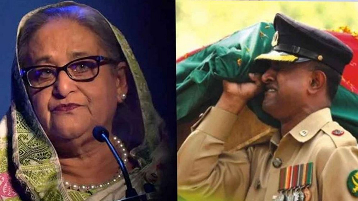পিলখানা হ`ত্যা কা`ণ্ড ফেসে গেলেন শেখ হাসিনা