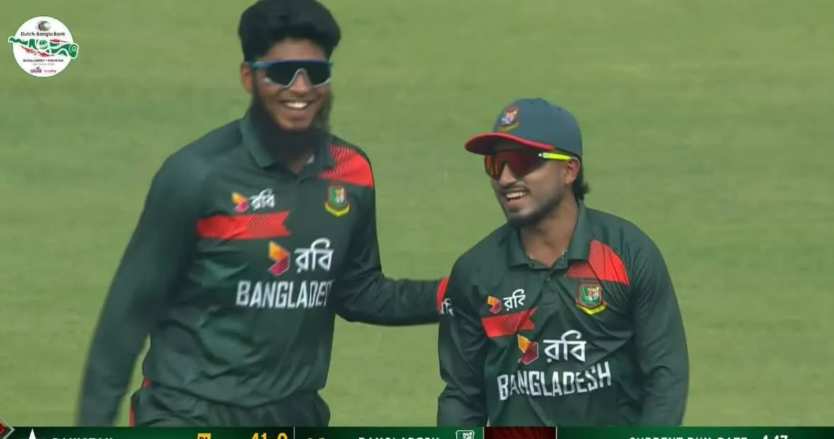 নাহিদ রানার ক্যারিয়ারসেরা বোলিংয়ে অল্প রানে গুটিয়ে গেল পাকিস্তান