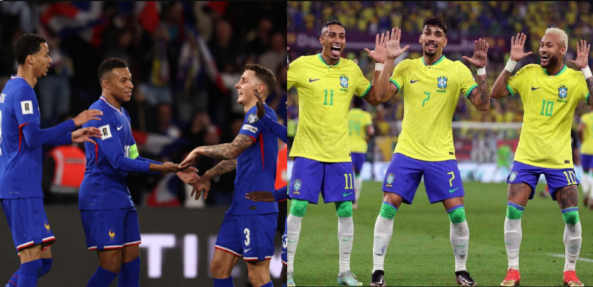 নাটকীয়তায় শেষ হলো ব্রাজিল বনাম ফ্রান্সের ম্যাচ,জেনেনিন ফলাফল