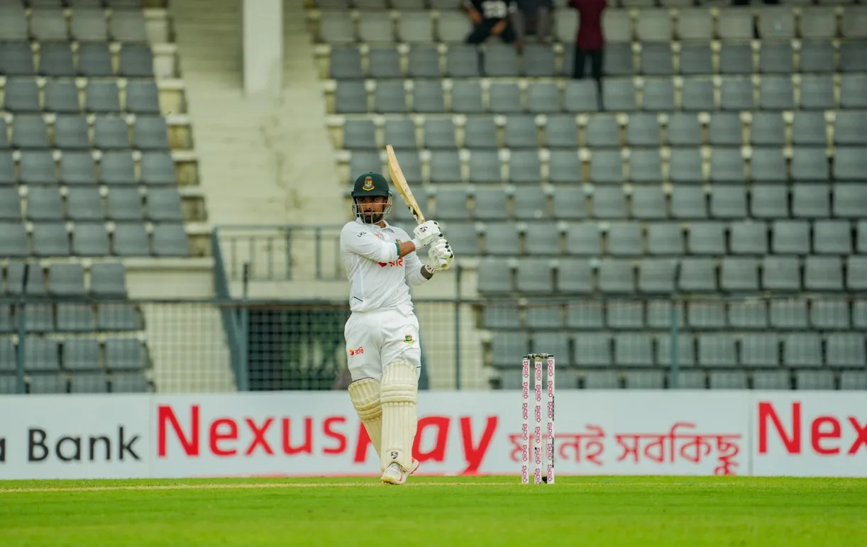 লিটনের দুর্দান্ত সেঞ্চুরিতে বাংলাদেশের লড়াই, দিন শেষে উইকেটহীন পাকিস্তান
