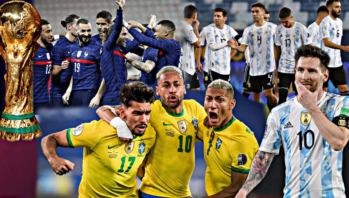 বিশ্বকাপে শেষ আটের রাজা ব্রাজিল, আর্জেন্টিনা, ফ্রান্স ও ইংল্যান্ড সহ শীর্ষ পাঁচে কারা?