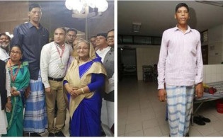 যেভাবে মারা গেলেন দেশের সবচেয়ে লম্বা মানুষ জিন্নাত আলী