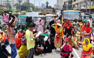 যে শর্তে বনানীর সড়ক ছাড়ল গার্মেন্টস শ্রমিকরা