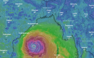 জেনেনিন ঘূর্ণিঝড় আম্ফানের সর্বশেষ অবস্থা