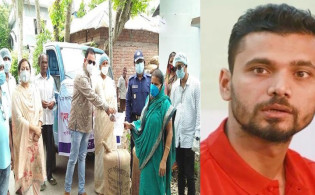 শুরু হয়েছে মাশরাফির অভিনব উপায়ে ধান কেনা