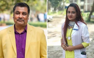 করোনা বিরুদ্ধে যুদ্ধ করা ডাক্তার বাবা মেয়ের গল্প